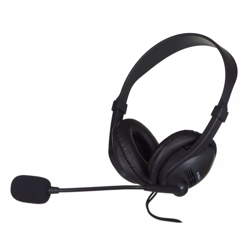 Headset gaming binaural com fios IBOX W1MV — circum-aural, 3,5 mm, cabo de 2 m, microfone de arco