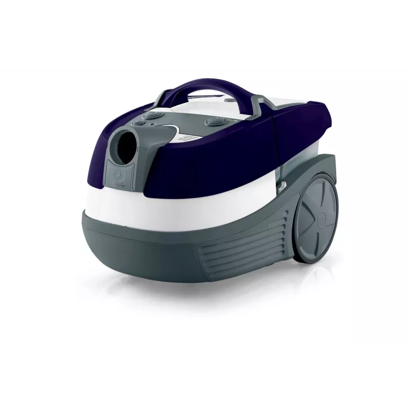 Aspirador de água e pó Bosch BWD 41740 AquaWash&Clean — 1700 W, depósito de 5 litros, filtro EPA, tubo telescópico, raio de 9 m, roxo