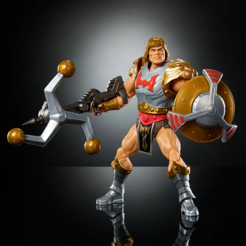 Masters of the Universe Masterverse novo Eternia Flying Fists He-Man, figura de ação