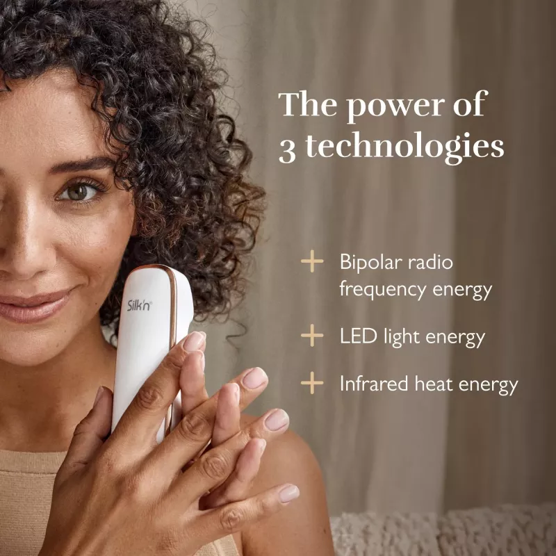 Aparelho silk'n FaceTite FTC1PE1001 tecnologia de rejuvenescimento da pele — lifting e contorno facial profissional