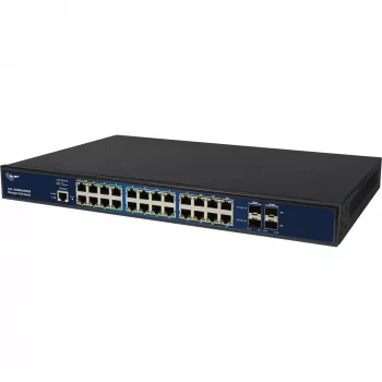 Switch ALLNET 24+4P PoE+ ALL-SG8626PM — 24x 10/100/1000 + 4x uplink, PoE+