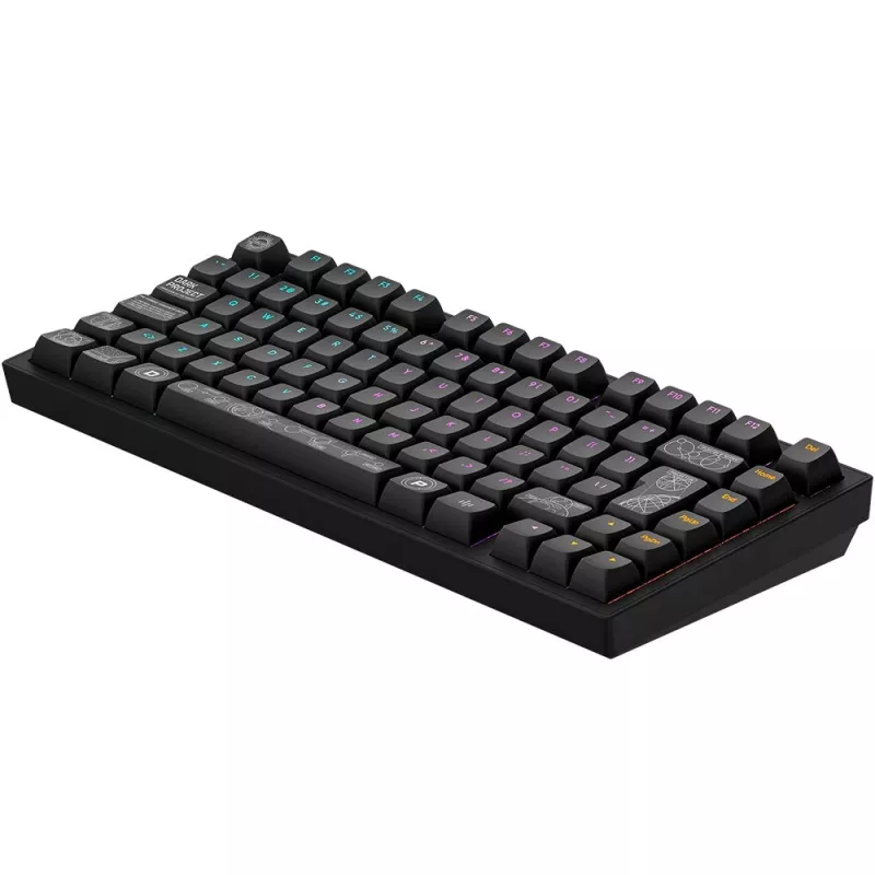 Teclado gaming Dark Project ALU81A Terra Nova, ISO, preto
