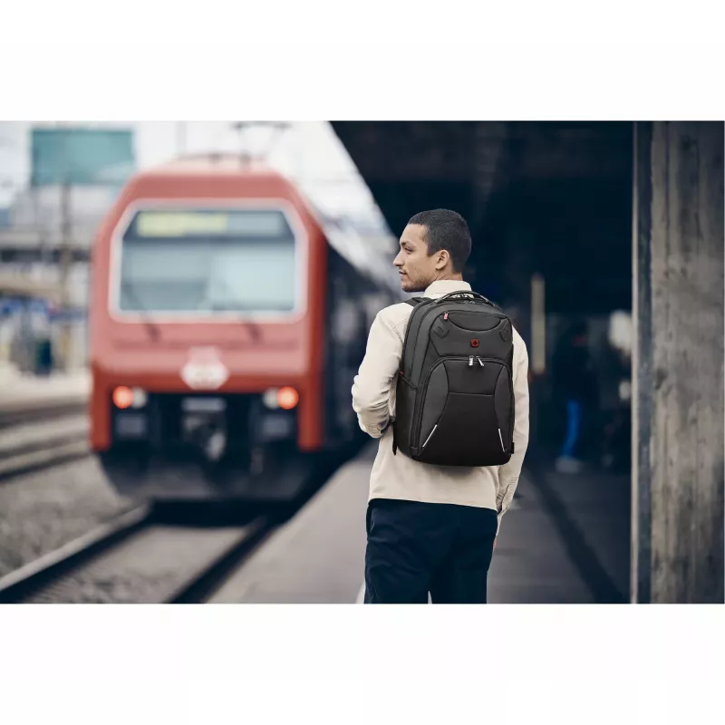 Mochila de lazer Wenger SwissGear Cosmic preto poliéster PVC rPET