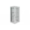 DIGITUS DN-19 ORG-42U calhas verticais de gestão de cabos para racks de 42U (2 unid., cinzentas)