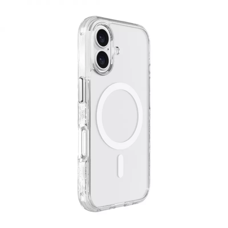 Capa LAUT CRYSTAL MATTER X para iPhone 16 transparente monocromático
