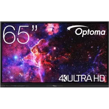 Optoma 3653RK ecrã tátil Digital Signage 165 cm (65) 4K UHD 3840 x 2160, 450 cd/m², HDMI, DisplayPort, VGA, USB, LAN, Android 14 (H1F0H06BW101)