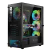 Caixa Logic ARAMIS ARGB MINIDI USB 3.0 preto