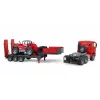 Conjunto de veículos BRUDER MAN TGA camião carregador com carregador Manitou