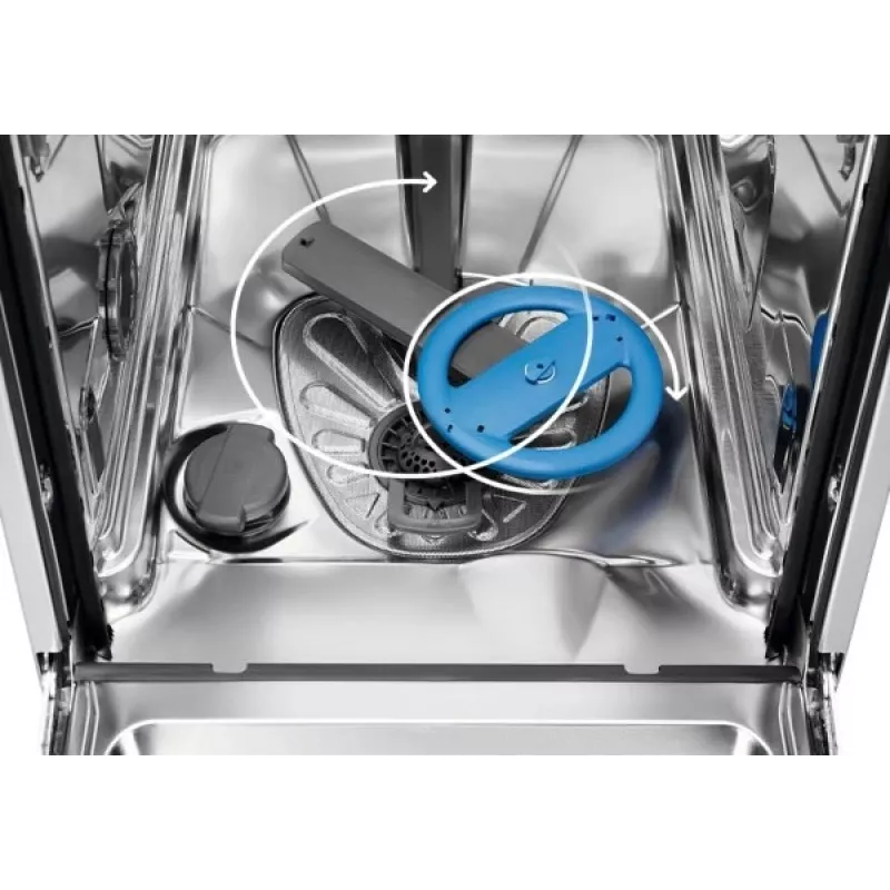 Máquina de lavar loiça de encastrar Electrolux EEG63410L, estreita 45 cm, 10 conjuntos, 8 programas, AirDry, AquaStop