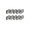 Acoplamento modular CAT 5e RJ45 Digitus 10 unid. dourado prateado
