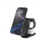 Carregador de interior Belkin UltraCharge 25W Qi2 3em1 carregador magnético UE preto redondo