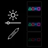 Painel de luz néon para gaming MANTA SNL111MT – símbolos LED decorativos para setup de gaming