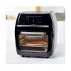 Fritadeira de ar quente Black & Decker BXAFO1200E — 12 L, 1700 W, controlo tátil, 40–200°C, espeto rotativo, assar e fritar