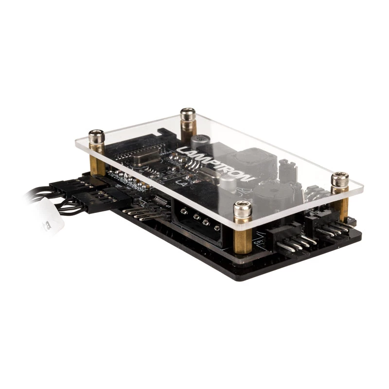 Controlador de ventoinhas e LED PCI RGB Lamptron TC20 - prateado