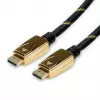 Cabo DisplayPort ROLINE 11.04.5921 2 m preto - dourado (11.04.5921)