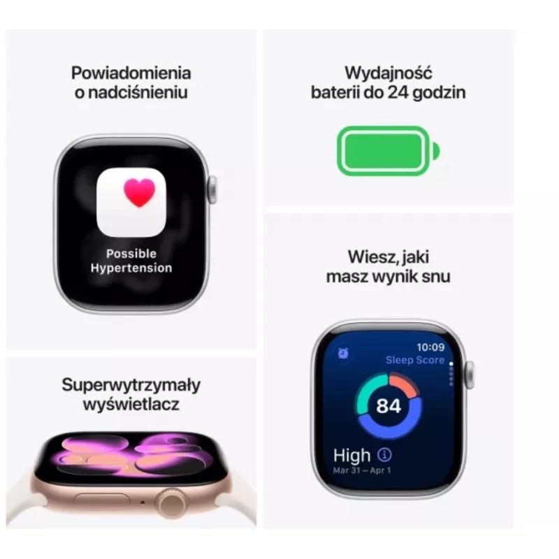 Smartwatch Apple Watch Series 11 GPS + Cellular 46mm caixa de titânio bracelete cinzento