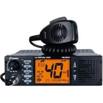 Rádio móvel profissional Stabo XM 5010e, 40 canais, preto, 188×54×160 mm