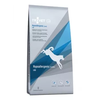 Alimento seco para cães TROVET Hypoallergenic LRD Cordeiro 3 kg — cães adultos, 20% proteína, 16% gordura, sem glúten & sem soja