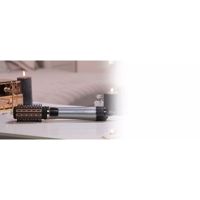 Escova de ar quente Remington AS8810 — 1000 W, tecnologia de vapor, escova 4–5 cm, 2 níveis de calor/velocidade, cabo 3 m, opção sem fios