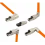 Ficha RJ45 helos Cat 6A 263836 – de primeira qualidade, configurável no local, 5 variantes