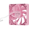 Ventoinha de refrigeração para computador HYTE FA12-SM-4 120 mm, 1500 rpm, 72 m³/h, 1,6 mmH2O, FDB, rosa, 4 unid.