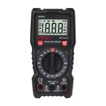 Multímetro digital Habotest HT113 – medição de tensão e corrente AC/DC