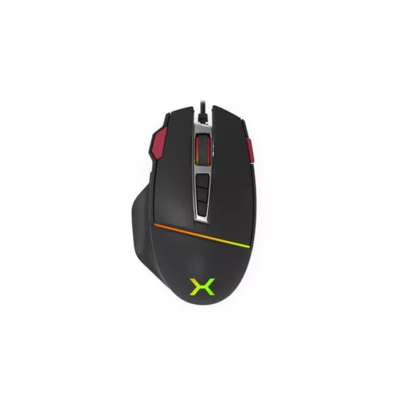 Rato KRUX Fuze Pro para destros USB Type-A ótico 12000 DPI
