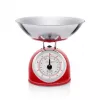 Balança de cozinha mecânica ETA ETA577790030 — capacidade 5 kg, precisão 25 g, superfície de aço inoxidável, caixa branca