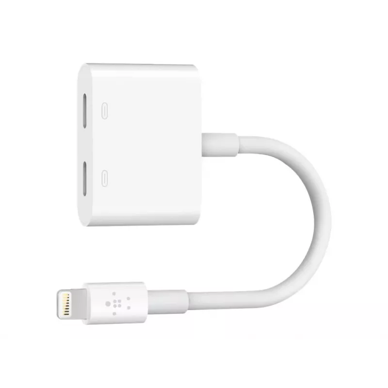 Belkin | Cabo Lightning Audio + Charge RockStar, 11,5 cm, branco | F8J198btWHT