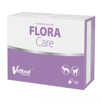Cápsulas Vetfood VetFood FloraCare antidiarreia para cães e gatos, 60 cápsulas, sem açúcar, sem conservantes
