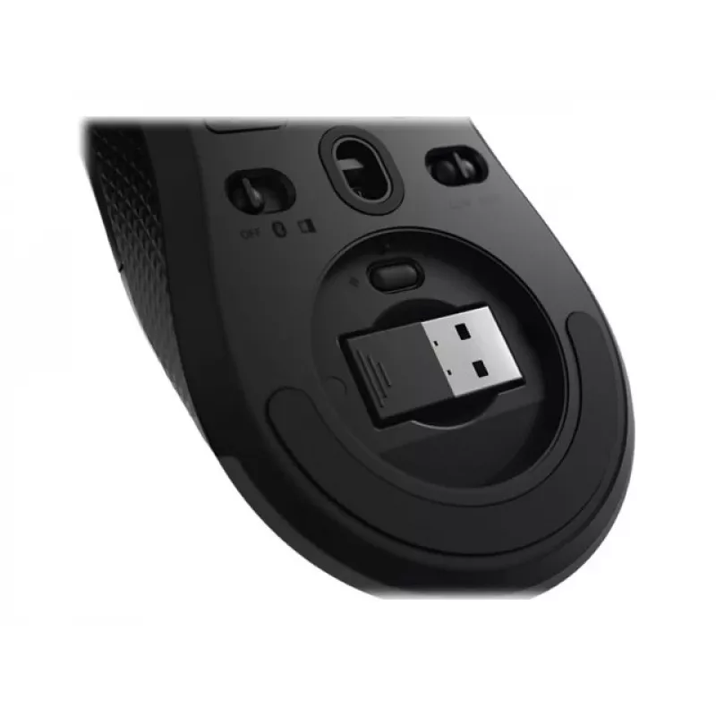 Rato gaming sem fios Lenovo Legion M600 para ambas as mãos RF sem fios + Bluetooth + USB Type-A ótico 16000 DPI