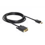 Cabo Delock DisplayPort 1.1 macho > DVI 24+1 macho passivo 3 m preto (82592)