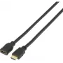 Cabo de extensão HDMI SpeaKa Professional [1x ficha HDMI - 1x conector fêmea HDMI] 1 m preto (SP-7870528)