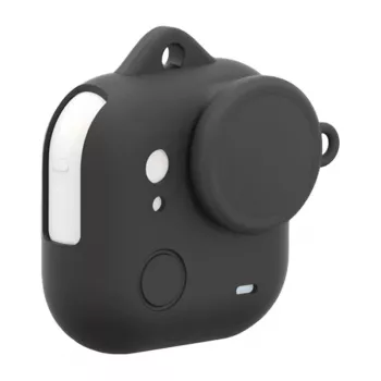 Proteção de objetiva em silicone + capa PULUZ para Insta360 GO Ultra