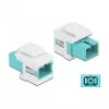 Módulo Keystone conector fêmea SC simplex para conector fêmea SC simplex DeLOCK