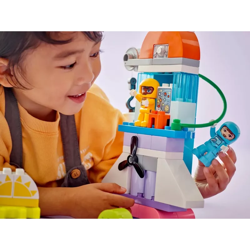 LEGO DUPLO 3em1 Space Shuttle Adventure Foguetão Brinquedo 10422