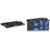 Placa adaptadora allit EuroPlus HybridPlate de plástico ABS, preta – multi-adaptador compatível com sistemas EuroPlus