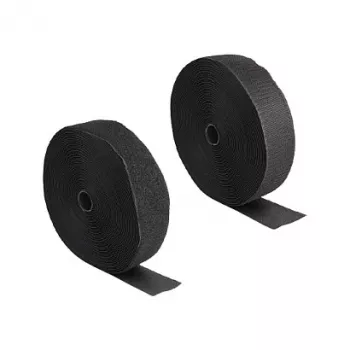 DeLOCK Fita de velcro Heavy-Duty 15 m x 50 mm preto