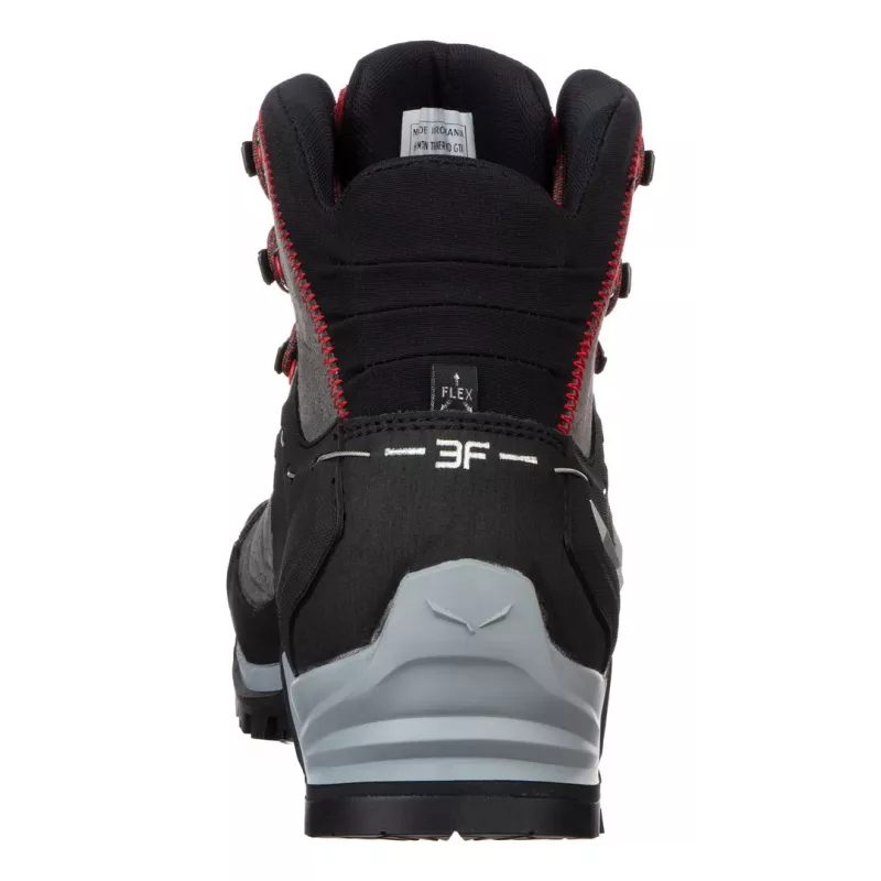 Salewa MTN Trainer Mid GTX homem charcoal, cinzento, vermelho