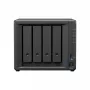 NAS Desktop SYNOLOGY DP340 com CPU R1600, 16 GB RAM, 32 TB HDD, 4 baías, suporte RAID, Preto