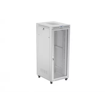 Armário rack de chão 19 polegadas LANBERG FF01-8042-23SL 42U, portas perfuradas