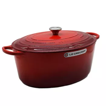 Le Creuset Signature assadeira oval vermelho cereja 40cm