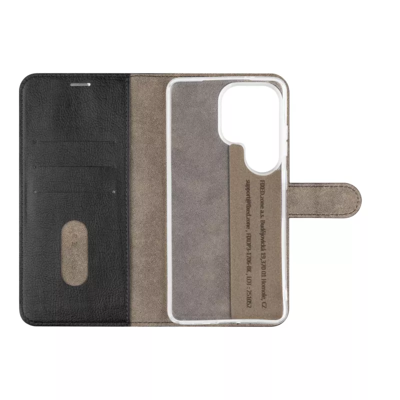 Fixed Opus | Capa tipo livro | Samsung | Galaxy S26 Ultra | Pele sintética | Preto