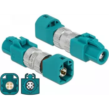 Adaptador HSD Z fêmea para HSD Z macho DeLOCK 90484