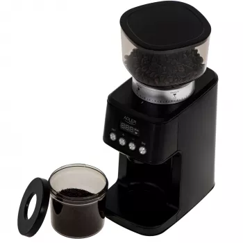 Moinho de café cónico Adler | AD 4300 | 180 W | Capacidade de grãos 300 g | Preto