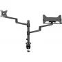 Suporte para monitor WENTRONIC Goobay Deluxe 74417 com braço para portátil, preto