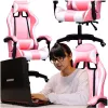 Extralink Gaming | Cadeira gaming | Escritório, giratória, assento concha, rosa-branco, G-525