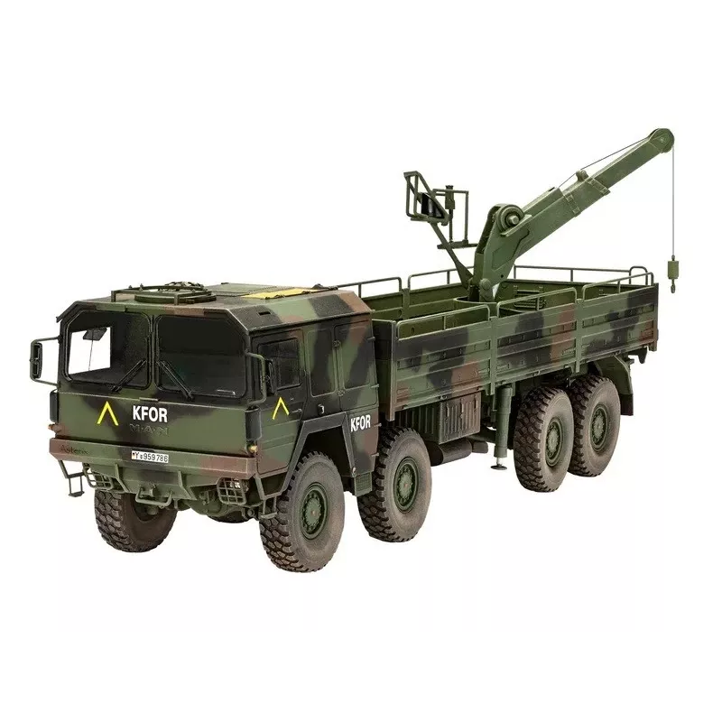 Maquete em plástico REVELL Man 10T Milgl 8x8 camião à escala 1/35