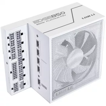 Fonte de alimentação Lian Li EG0850 850 W SFX, 20 pinos ATX, 80 PLUS Gold, branco