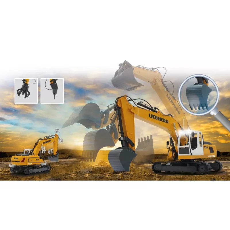 JAMARA Liebherr R936, escavadora, 1:20, 8 anos, 1,22 kg